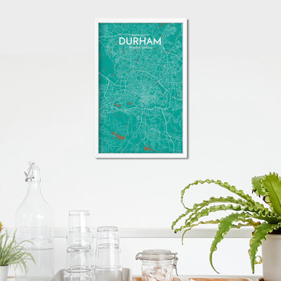 Durham City Map, impression