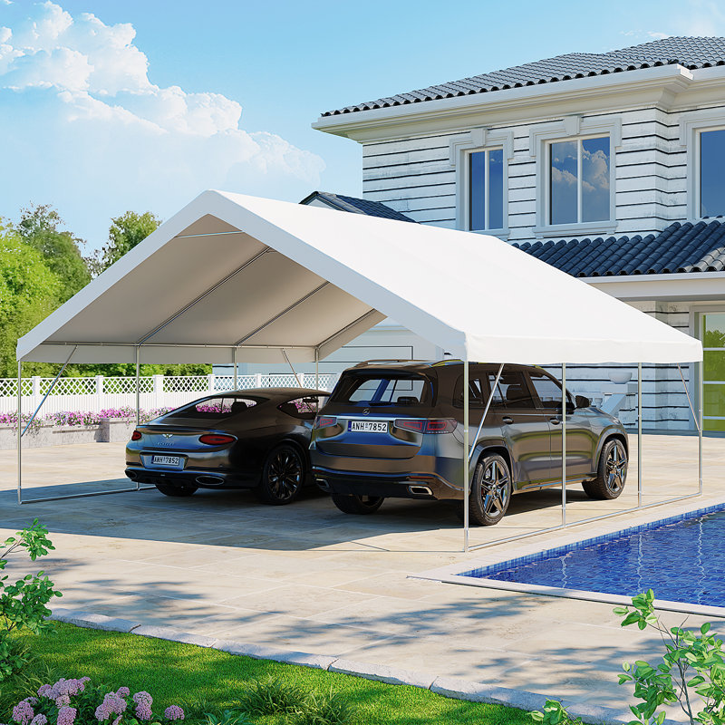 Pergola de tente de fête avec auvent, 20 pi L 20 pi. D