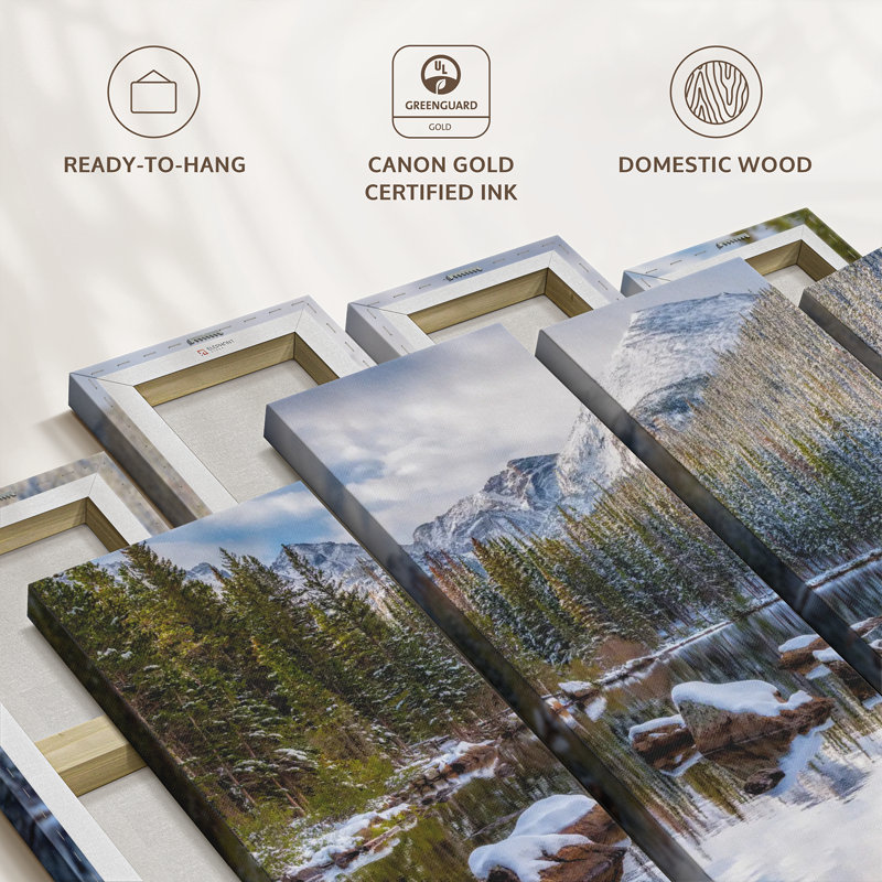 «Bear Lake Holiday Wall Art», H 48 po x l 75 po x P 1,25 po