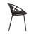 Set Of 2 Outdoor Patio Dining Chair, Stackable With Breathable Design, Modern Simple Art Style, Metal Legs And Plastic Backrest-1969636401