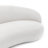 Simona Kidney-Shaped Grounded Curved 3-Seat Sofa