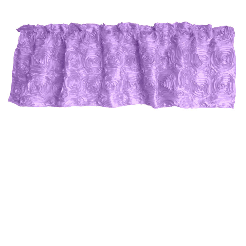 Cantonnière florale sur mesure l 54 po, L 54 po x L 32 po, Lavande