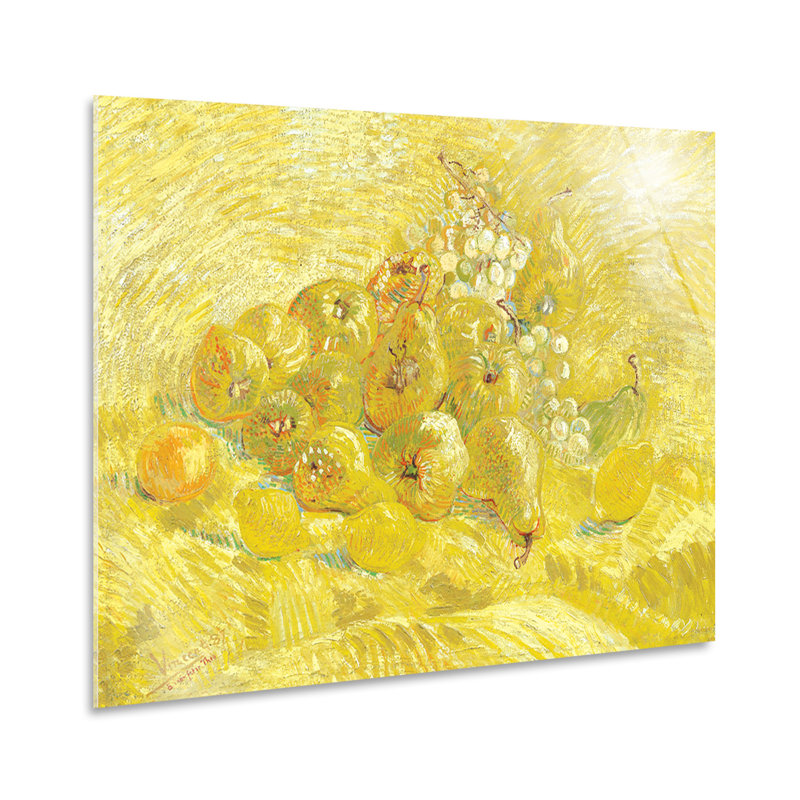 Quince, Lemons, Pears and UVA by Vincent Van Gogh - Unframed Painting, 65cm H x 95cm W