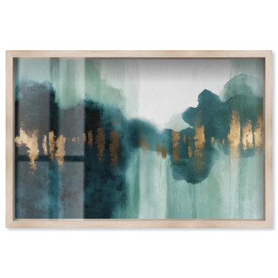 «Teal Fog I Green» par Art Remedy
