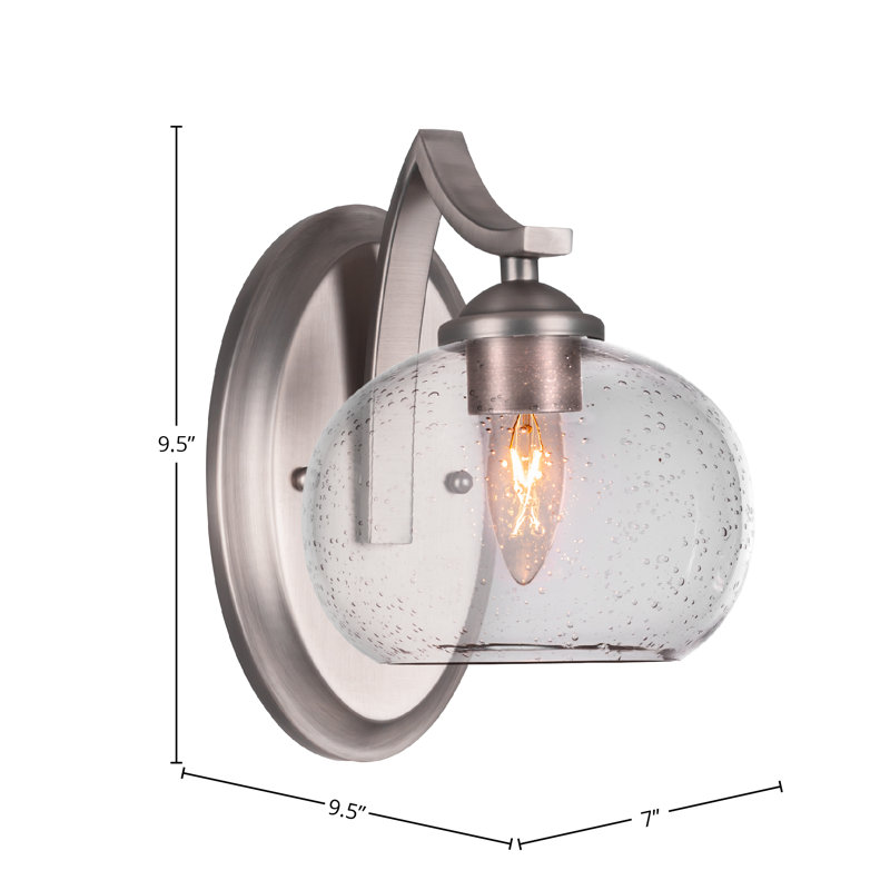 Zilo Wall Sconce, Graphite