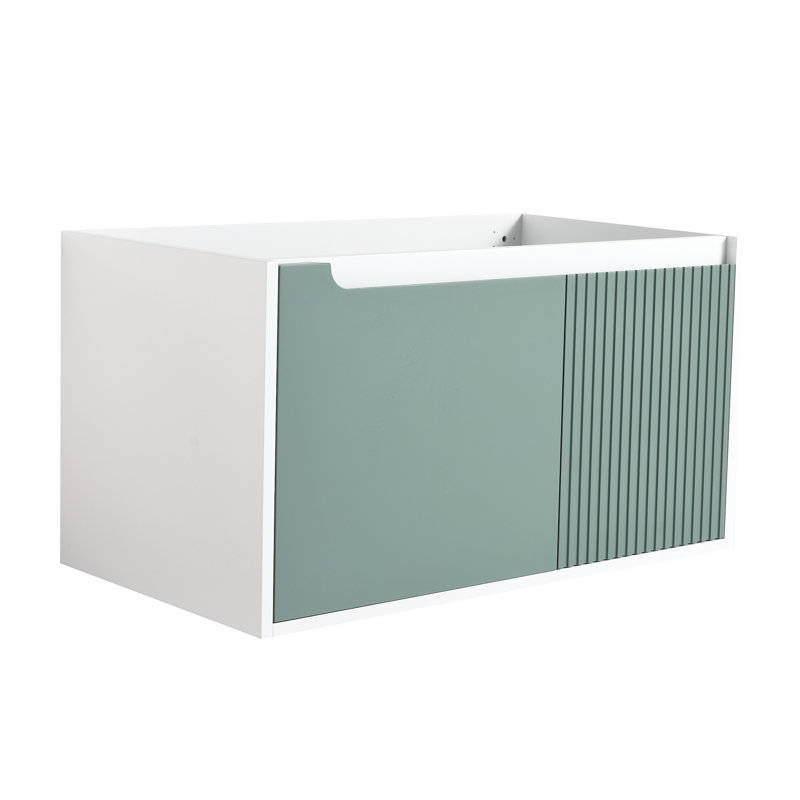 Meuble-lavabo mural 36 po, meuble-lavabo double 36 po, H 18,36 po x l 34,05 po x P 18,98 po