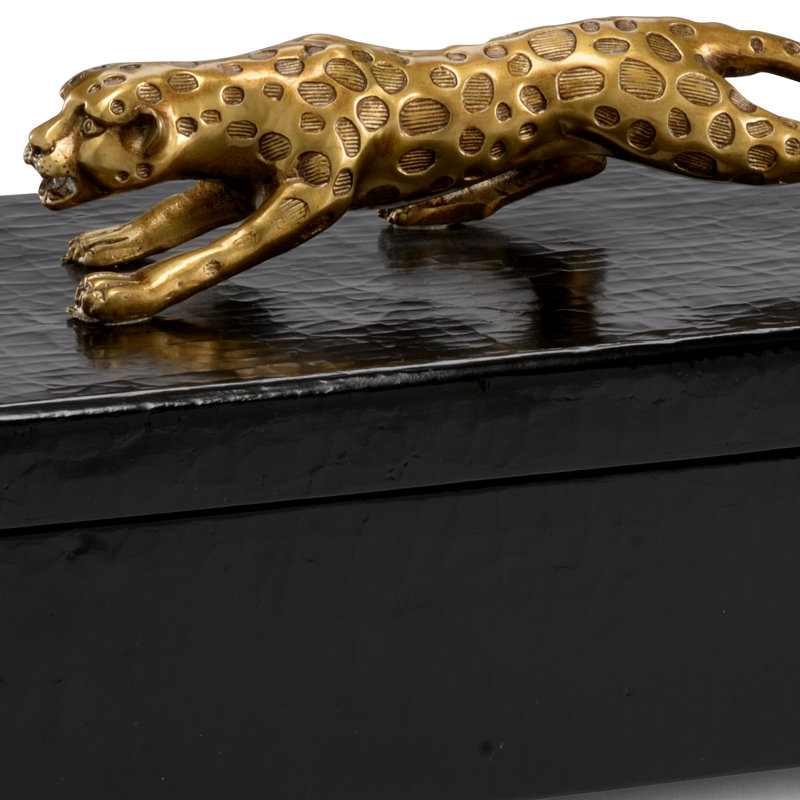 Wood Jewelry Box, Black