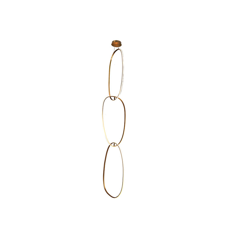 Gunlogh 1 - Light LED Pendant, Gold