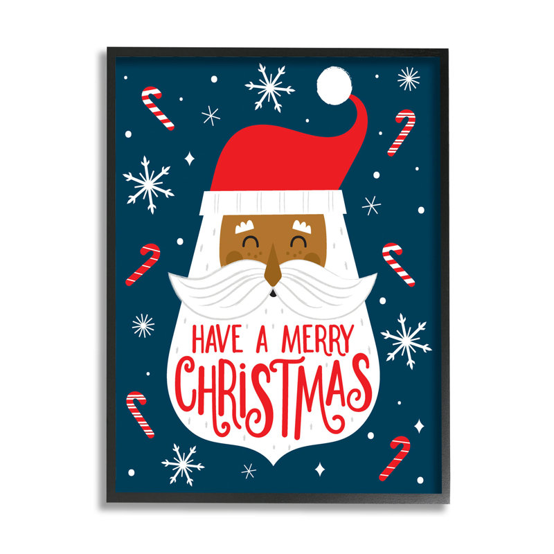 «Have Merry Christmas» à -178, Giclée encadrée noir minuit, H 14 po x l 11 po x P 1,5 po