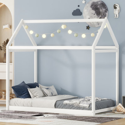 Wooden House Bed