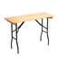 Table de pique-nique pliante de 1,13 m x 1,62 m, plateau en sapin naturel-135749404