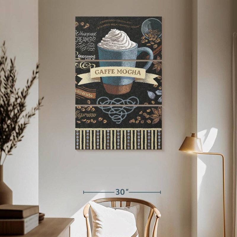 Yarlin Caffe Mocha, 65" H x 42" W