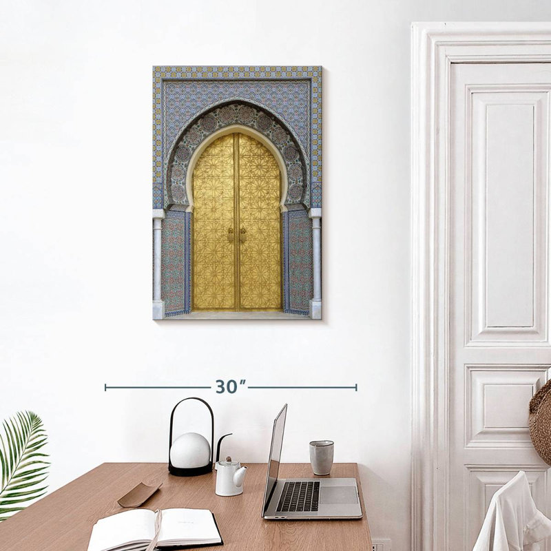 Moroccan Style Door, 30" H x 20" W