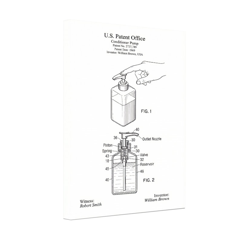 Bath & Laundry Pump Mechanism With Piston And Valve System