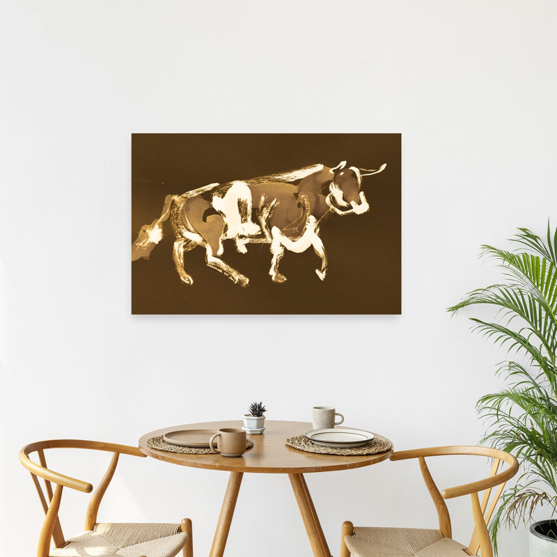 Impression sur toile, charling sépia, 24" H x 36" W