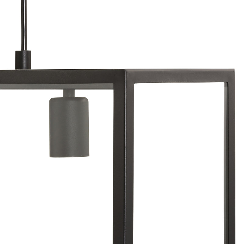 Burns 3 - Light Black Kitchen Island Pendant