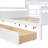 Daybed, Wood Slat Support, With Bedside Shelf And Two Drawers (Daybed)-372866446-372866445