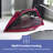 GEEPAS Steam Iron with LED Display Dry & Steam Press, 2400W