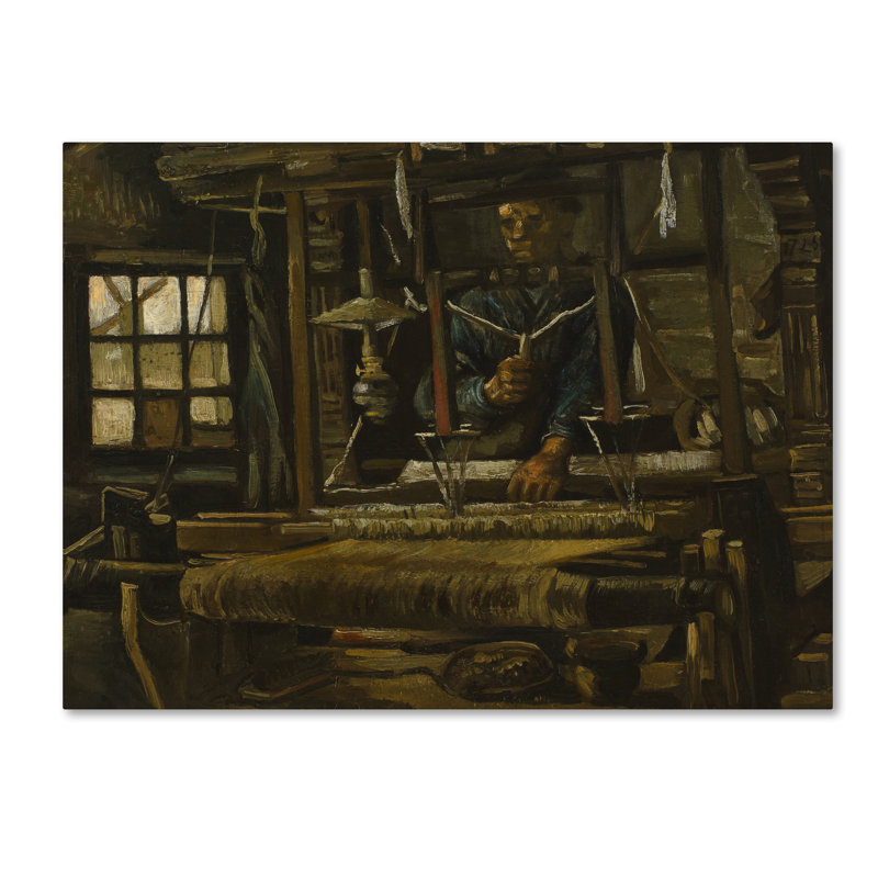 Vault W Artwork " A Weavers Cottage " by Vincent Van Gogh