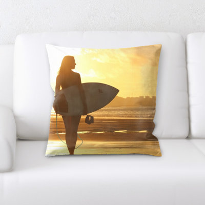 Housse de coussin carré Pioche