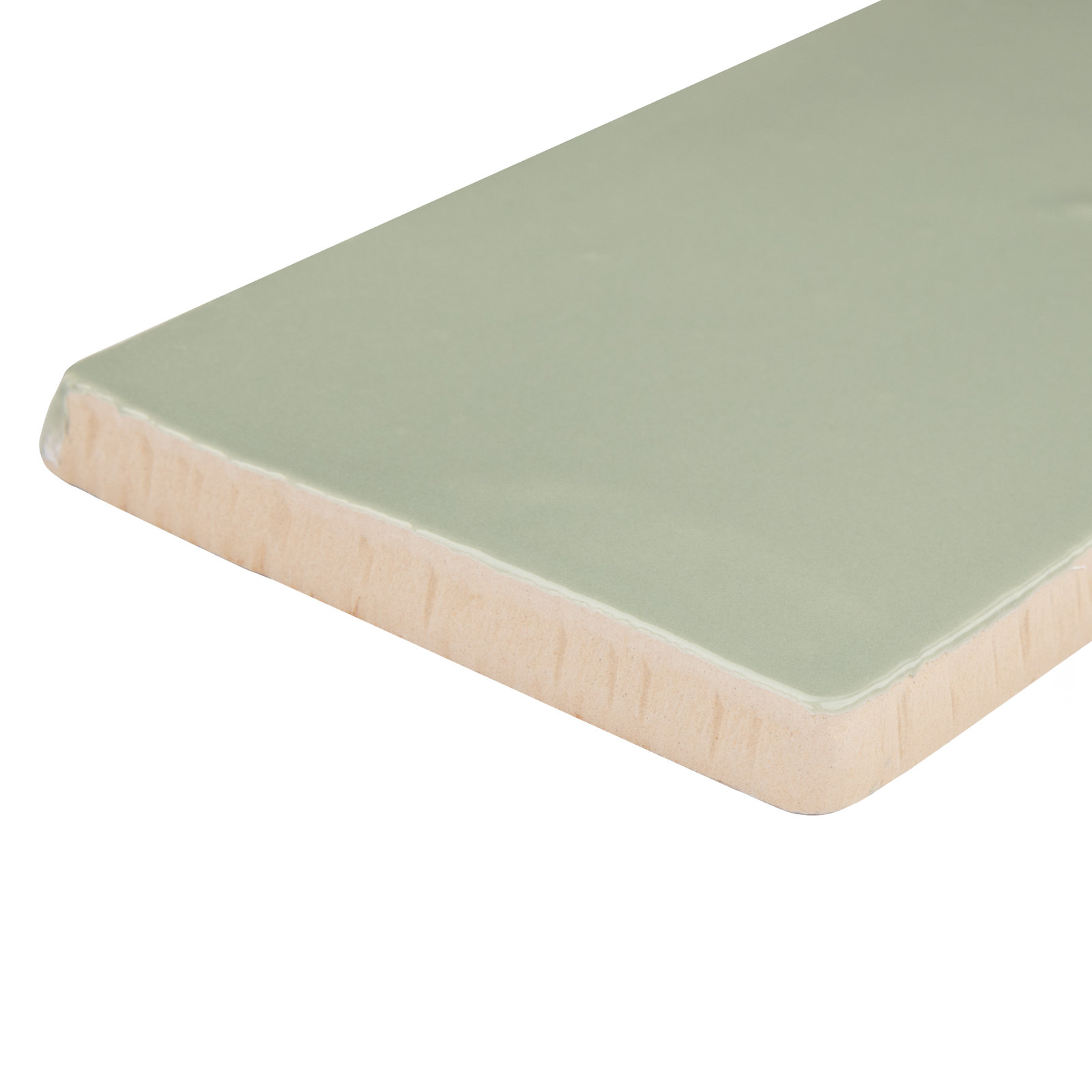 Chester 3" x 6" Ceramic Subway Wall and Floor Tile, Sage Green