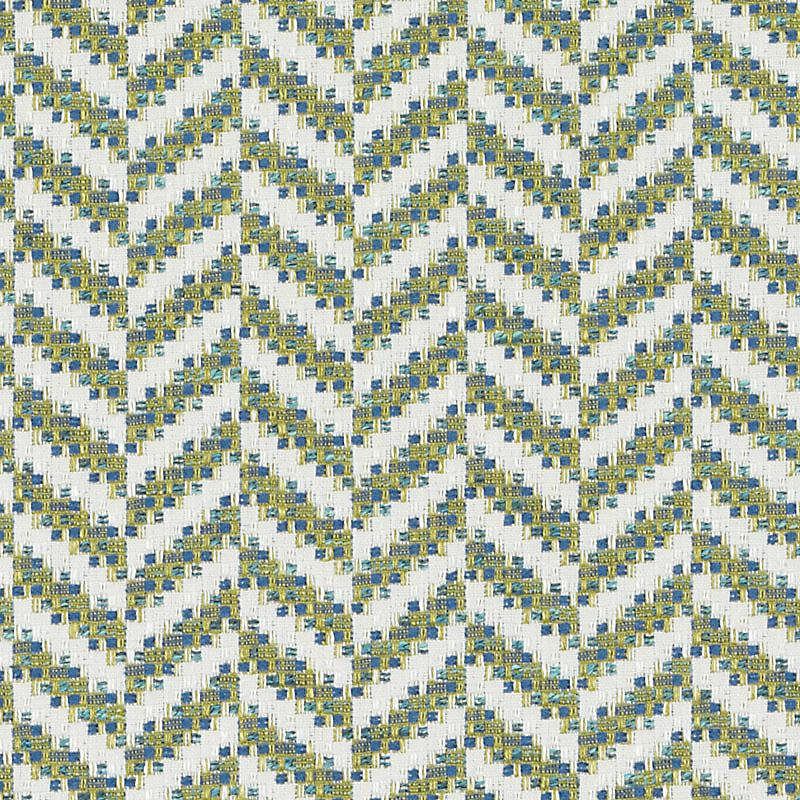 Tissu rebozo ii Laura Kirar, Bleu / avocat