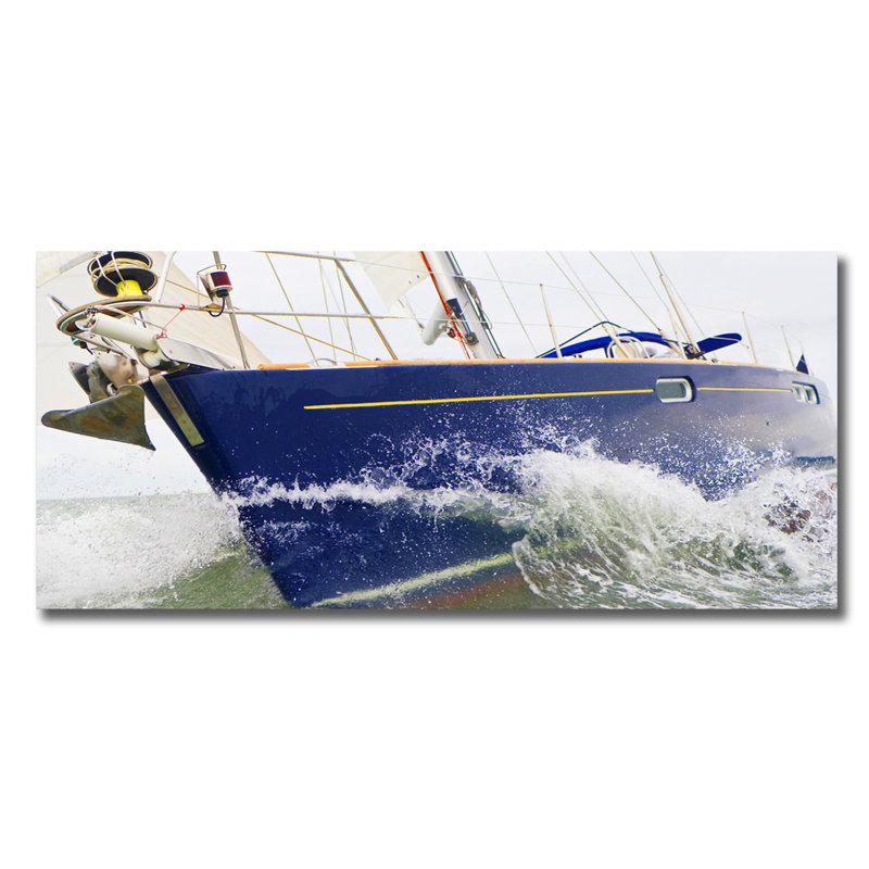 «Fabrication de vagues» par DecorumBY, impression panoramique sans cadre, Acrylique