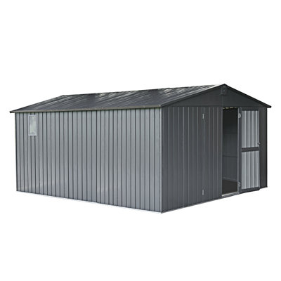 Backyard Storage Shed With Windows