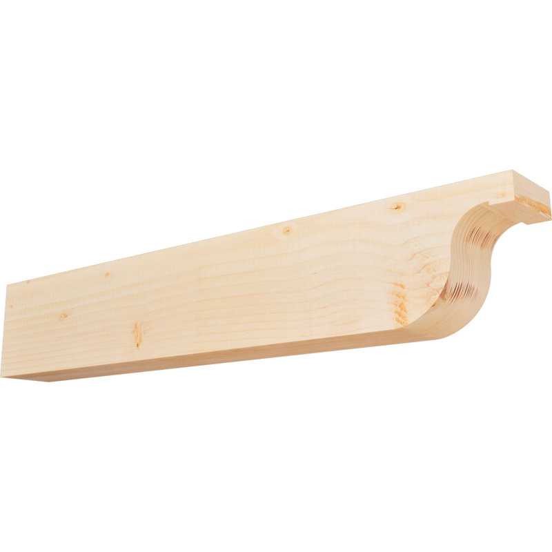 Queue de chevron lisse Del Monte, Sapin de Douglas, H 6 po x l 3 1/2 po x L 32 po