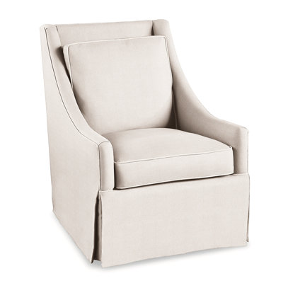 Teagan Upholstered Slipcovered Armchair