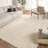Orren Ellis Herculean Handmade Striped Taupe/Cream Area Rug-411463594