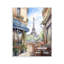 Plaque murale Eiffel Tower City View, design par LSR Creative Studio