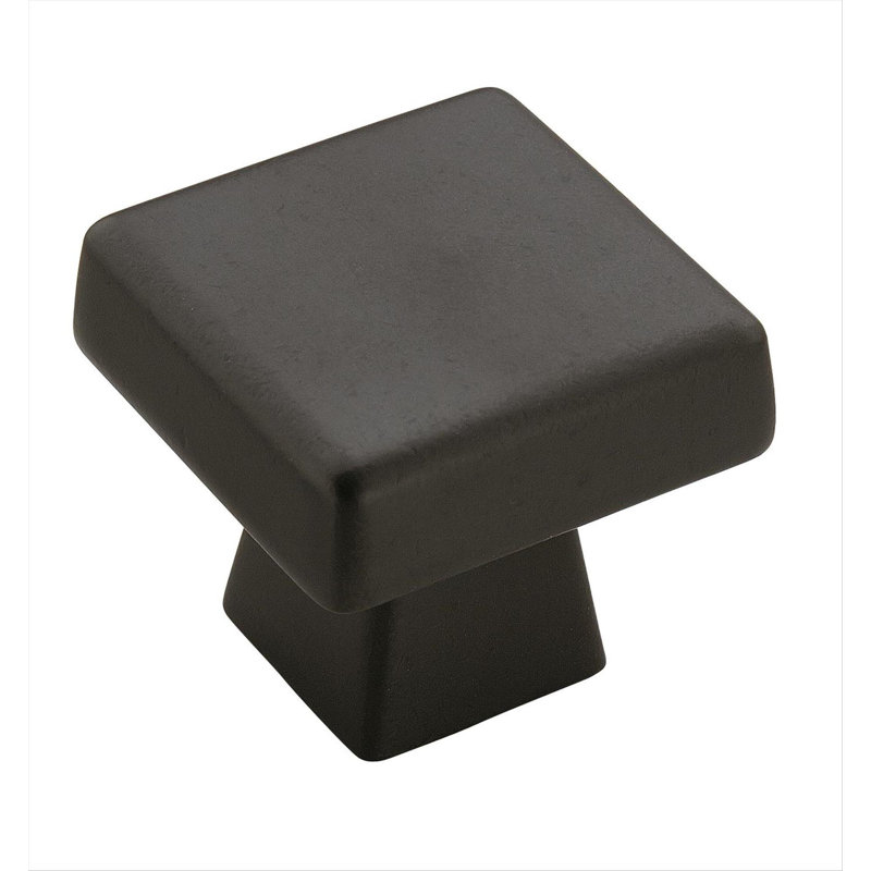 Blackrock 1-3/16 inch (30mm) Length Black Bronze Cabinet Knob, Black Bronze, 1 3/16"