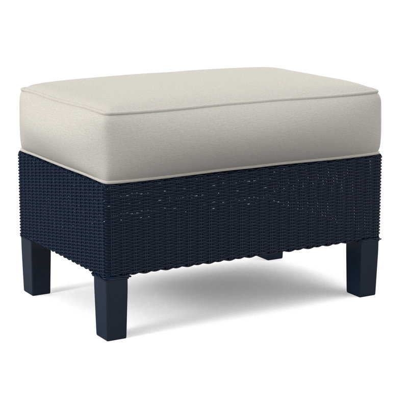Repose-pieds standard 25 po Gibraltar, Marine, Tissu performance blanc 0851-94