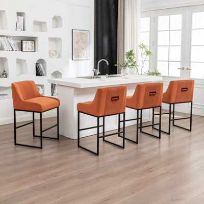 Tabouret de comptoir rembourré Maghull