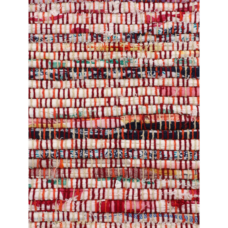 Chindi Hand Woven Kilim Red Rug, Rectangle 200 x 290cm