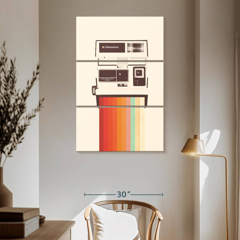 Senne Instant Camera Rainbow, 65" H x 42" W