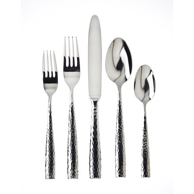 Ricci Argentieri Anvil Stainless Steel Flatware Set