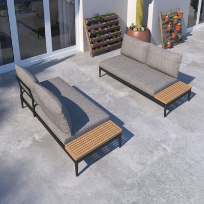 Bernier Teak Patio Sofa