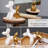 Cute ceramic balloon dog statue