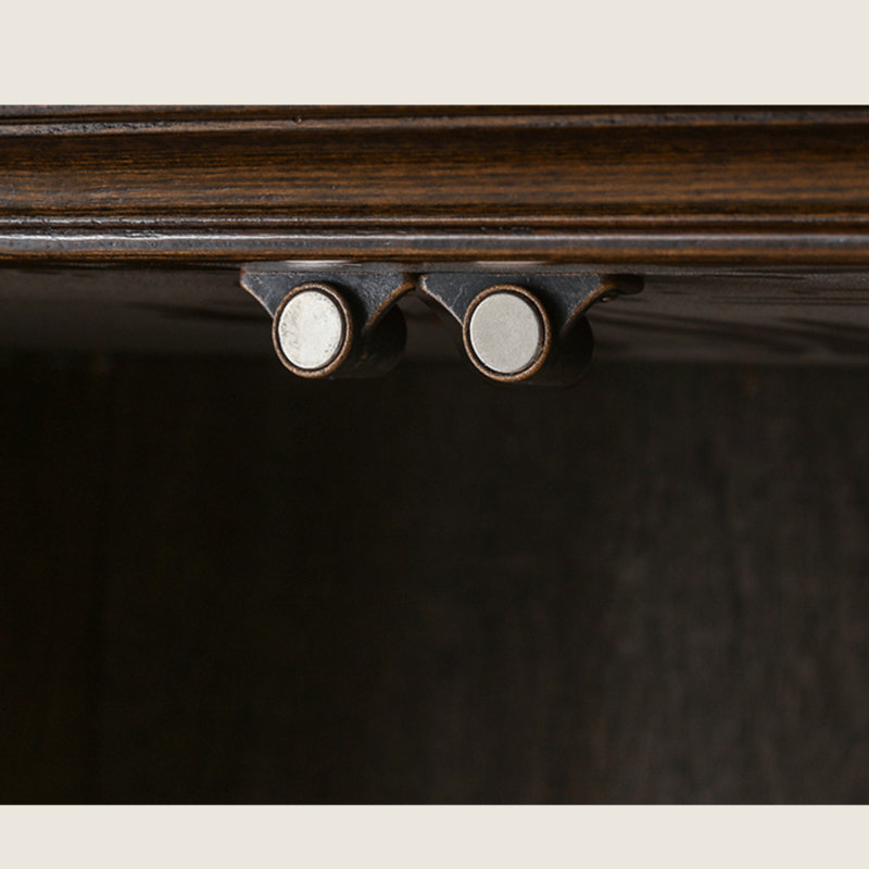 Buffet rétro en bois massif