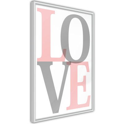 " Grey-Pink Love "