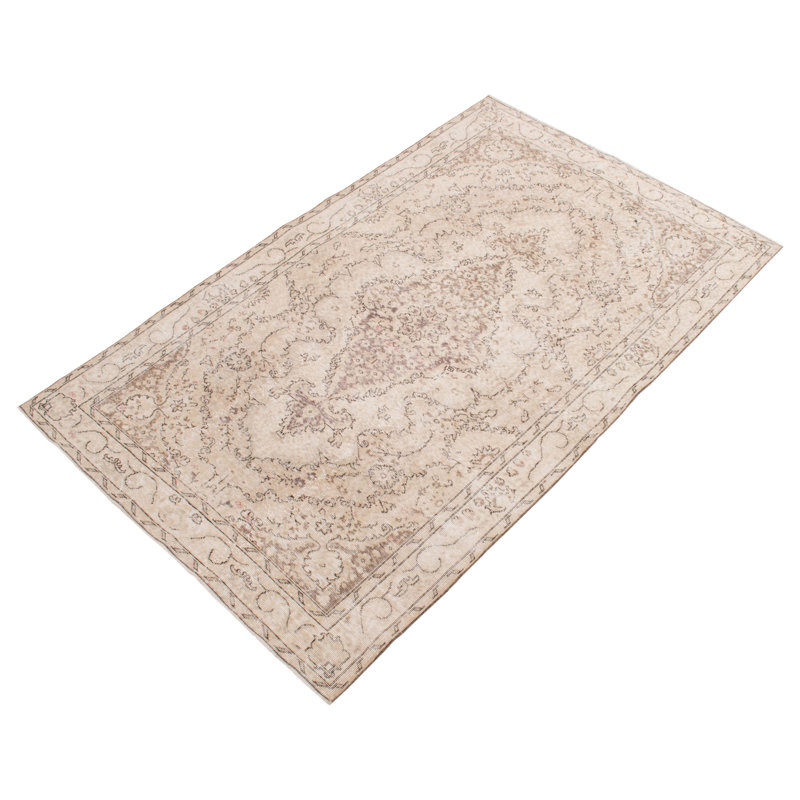 Tapis crème Danuel rétro 5 pi 7 po x 9 pi 0 po