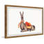 Orange Pack Llama - Single Picture Frame Print-2088072556