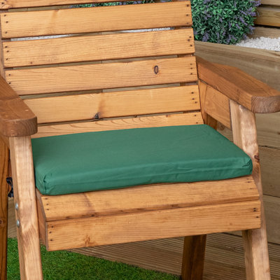 99 x 41cm Cushion Base for 2 Seater Wooden Garden Bench in Burgundy