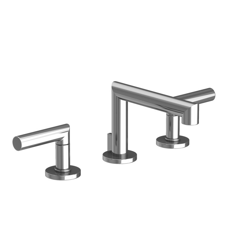 Kirsi Widespread Bathroom Faucet with Drain Assembly, Polished Chrome