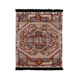 One-of-a-Kind Rectangle 4'2" X 5'2" Hand Knotted Area Rug