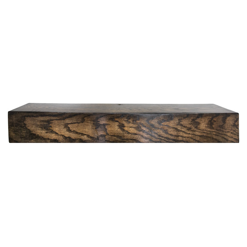 3 Piece Oak Floating Shelf, 3'' H x 30'' W x 6'' D