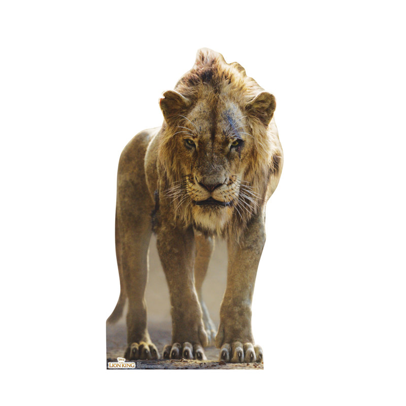 58'' Disney Lion King Scar Cardboard Standee