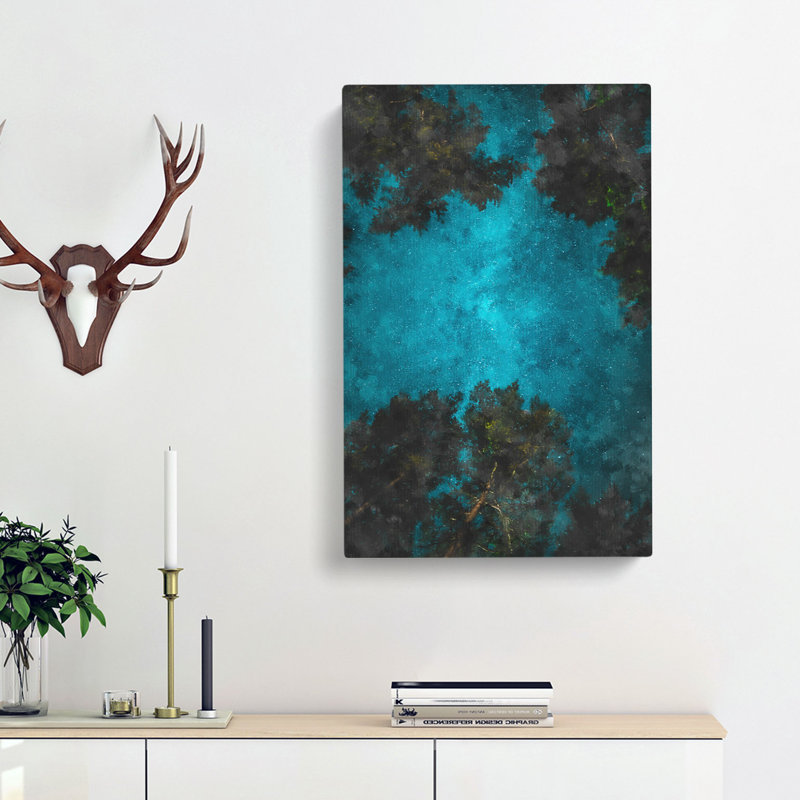 Forest Stars In Germany - Wrapped Canvas, 60cm H x 40cm W x 3cm D